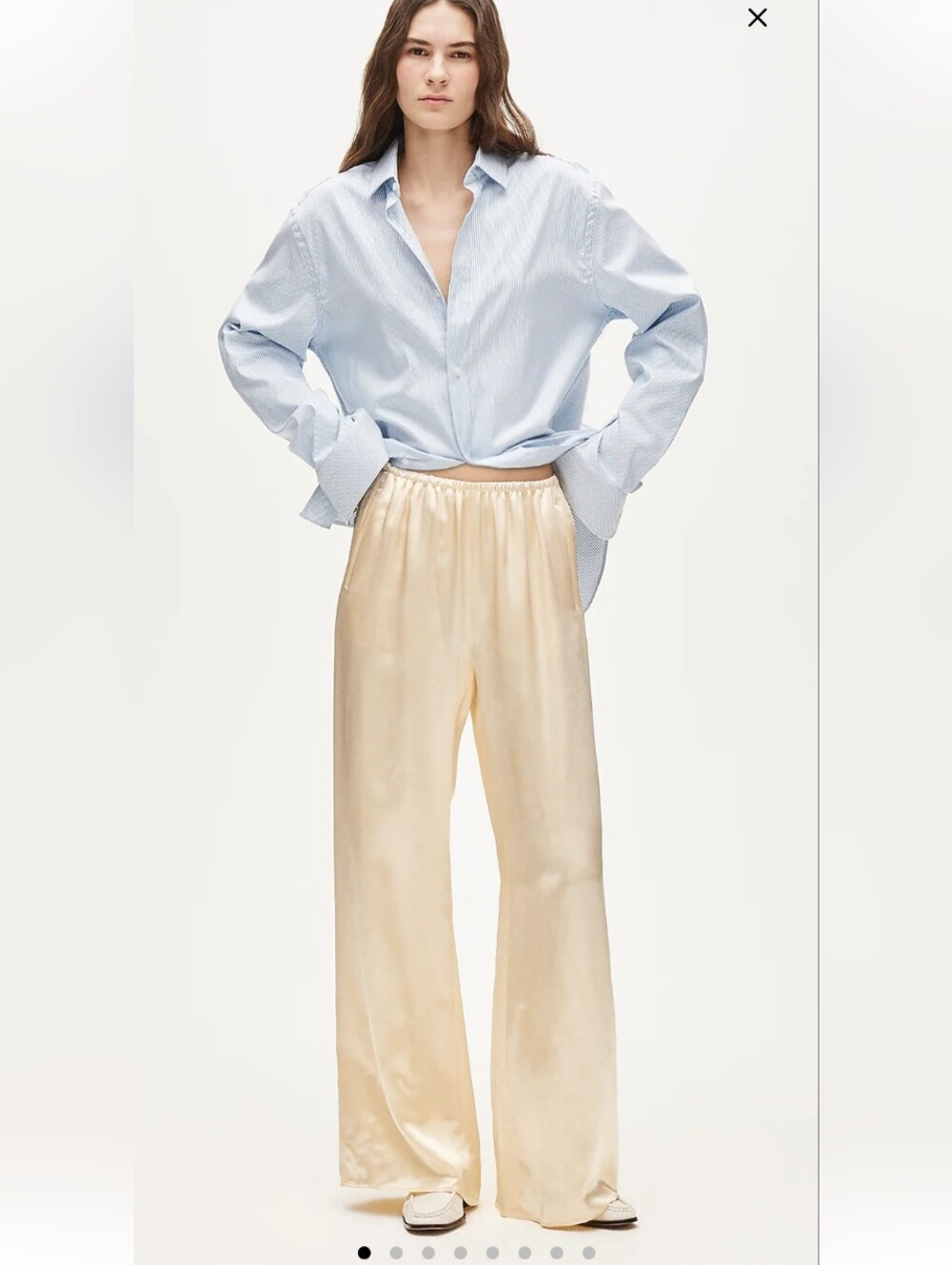 SOLD OUT J.Crew Champagne Satin Cosmo Pants